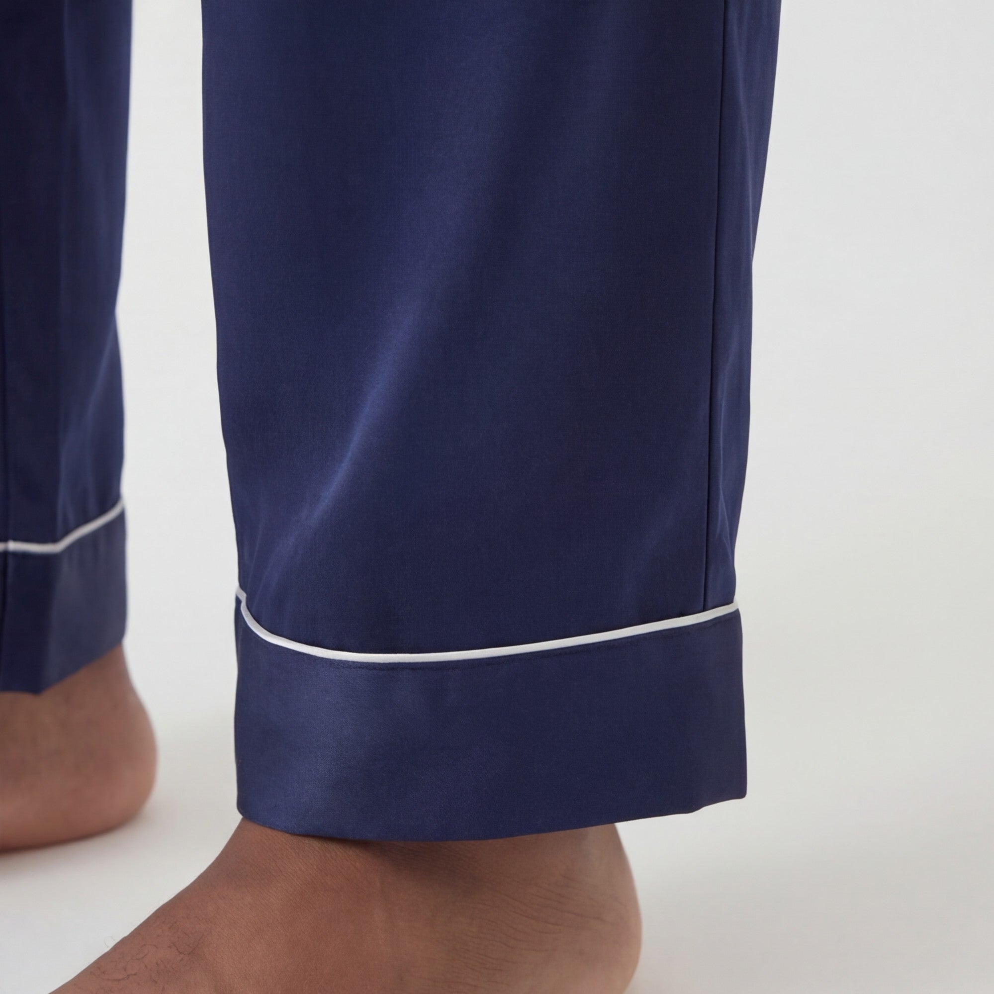 Navy Blue - 100% Mulberry Silk Pajama Set