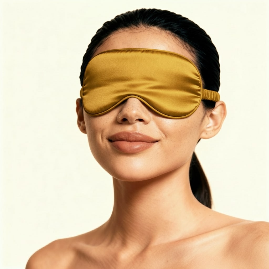 Gold - 100% Mulbery Silk Sleep Mask