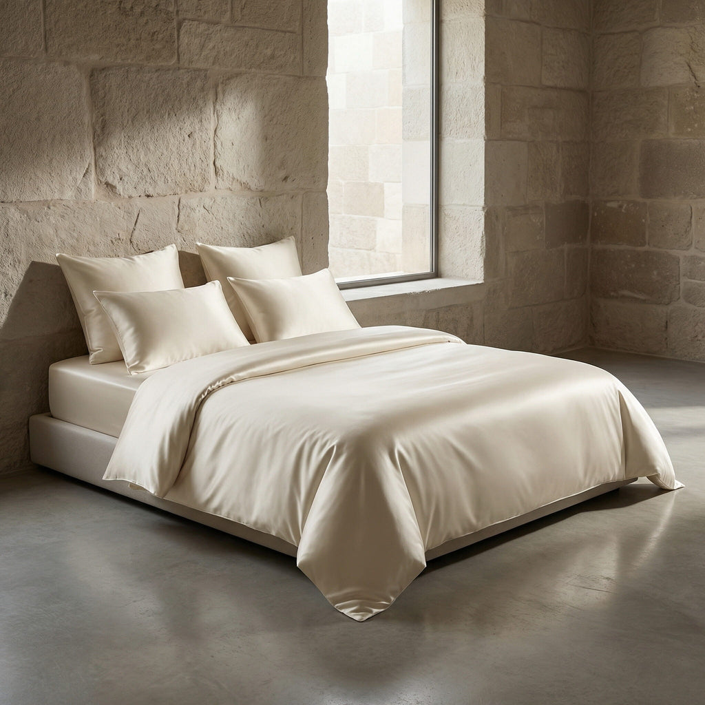 Ivory - 100% Mulberry Silk Pillowcase