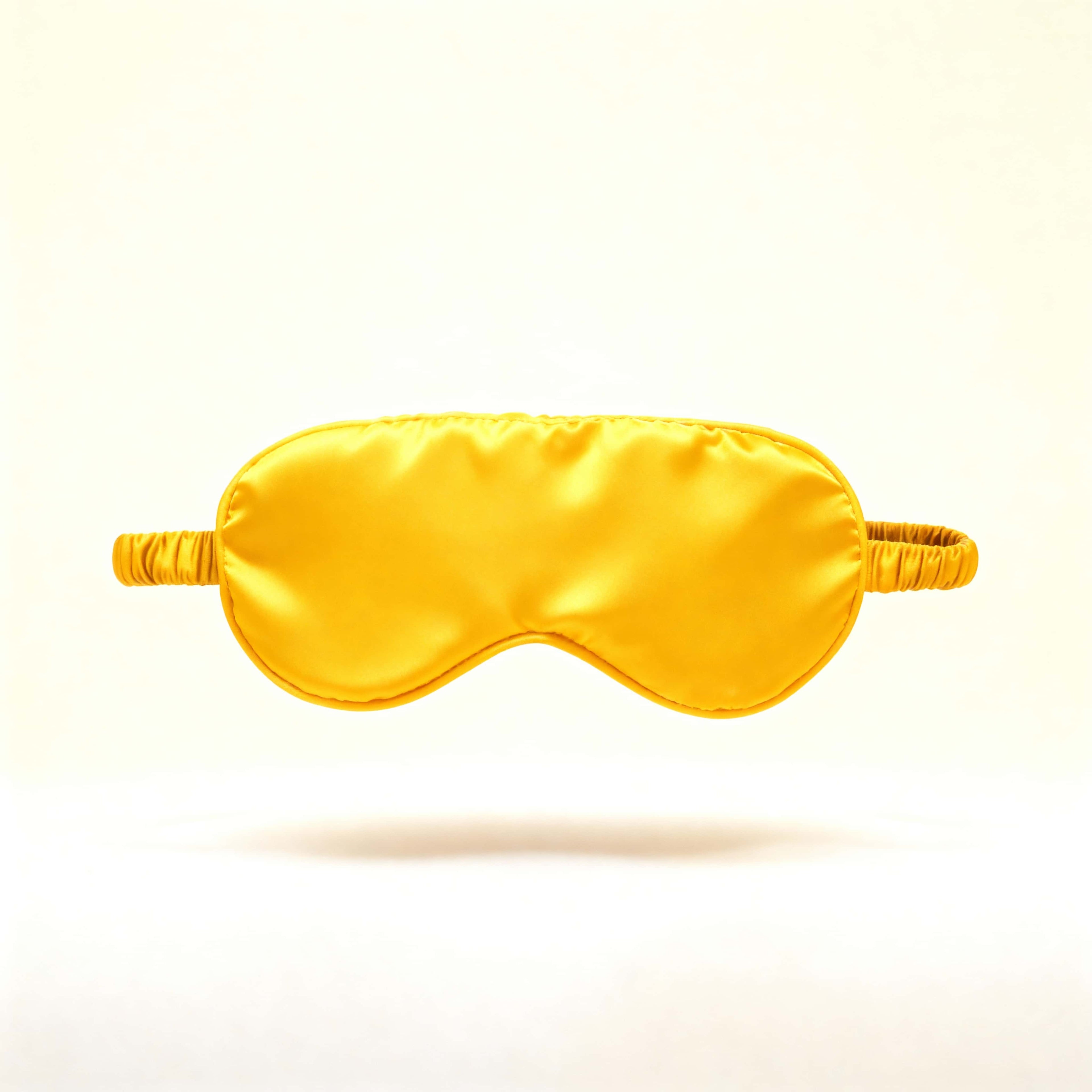 Yellow - 100% Mulberry Silk Sleep Mask
