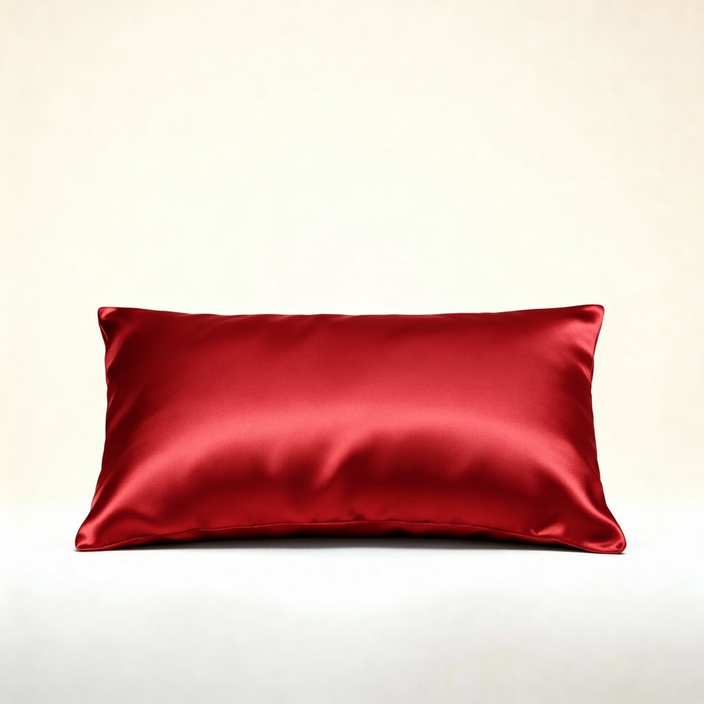 Red - 100% Mulberry Silk Pillowcase