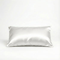White - 100% Mulberry Silk Pillowcase