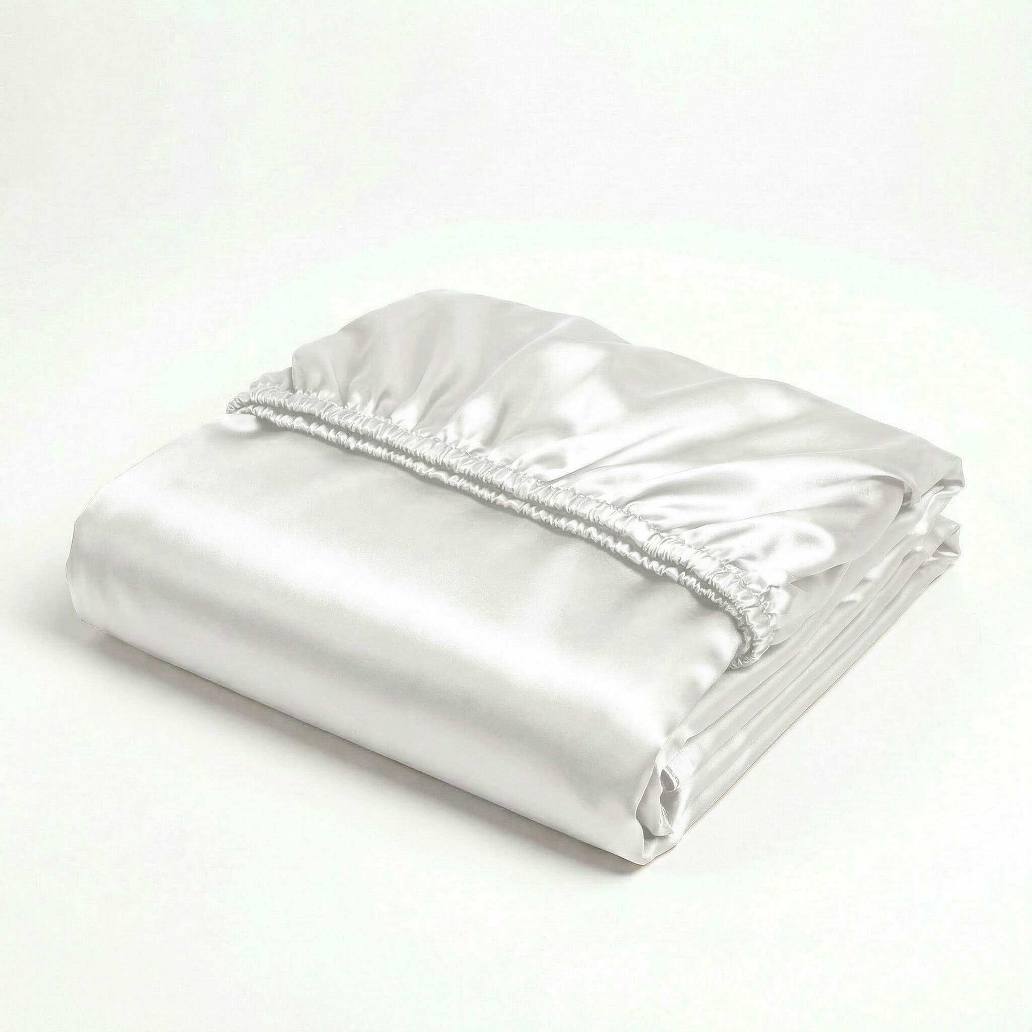 White - 100% Mulberry Silk Fitted Sheet