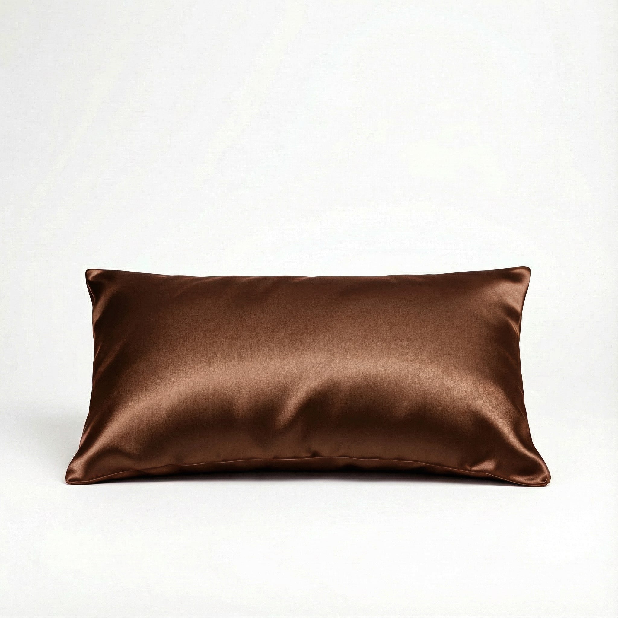 Brown - 100% Mulberry Silk Pillowcase