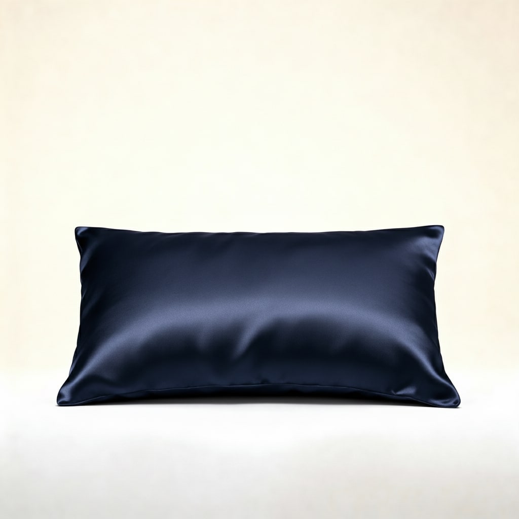 Navy Blue - 100% Mulberry Silk Pillowcase