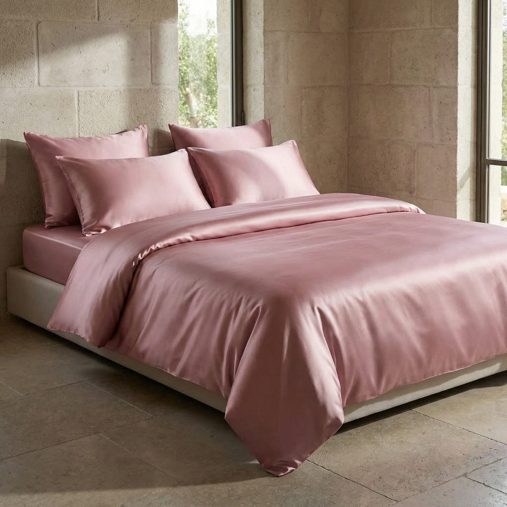 Ash Rose - 100% Mulberry Silk Pillowcase