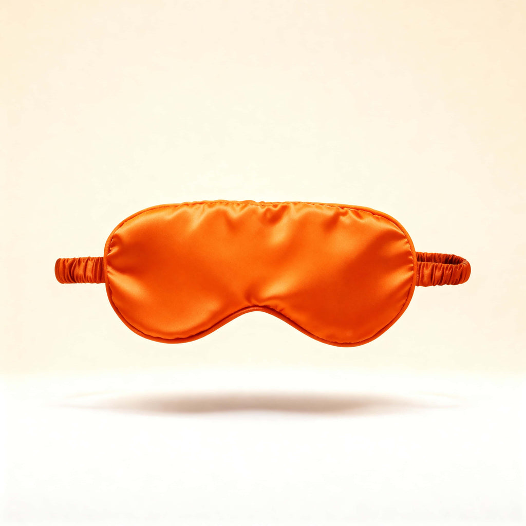 Orange - 100% Mulberry Silk Sleep Mask