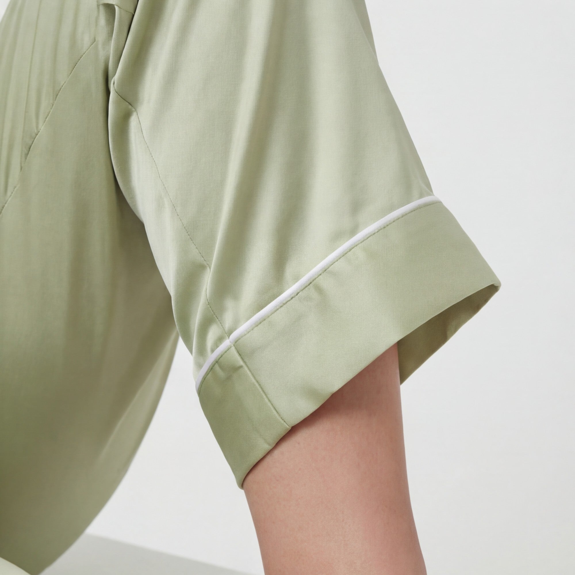 Pistachio - 100% Mulberry Silk Pajama Set