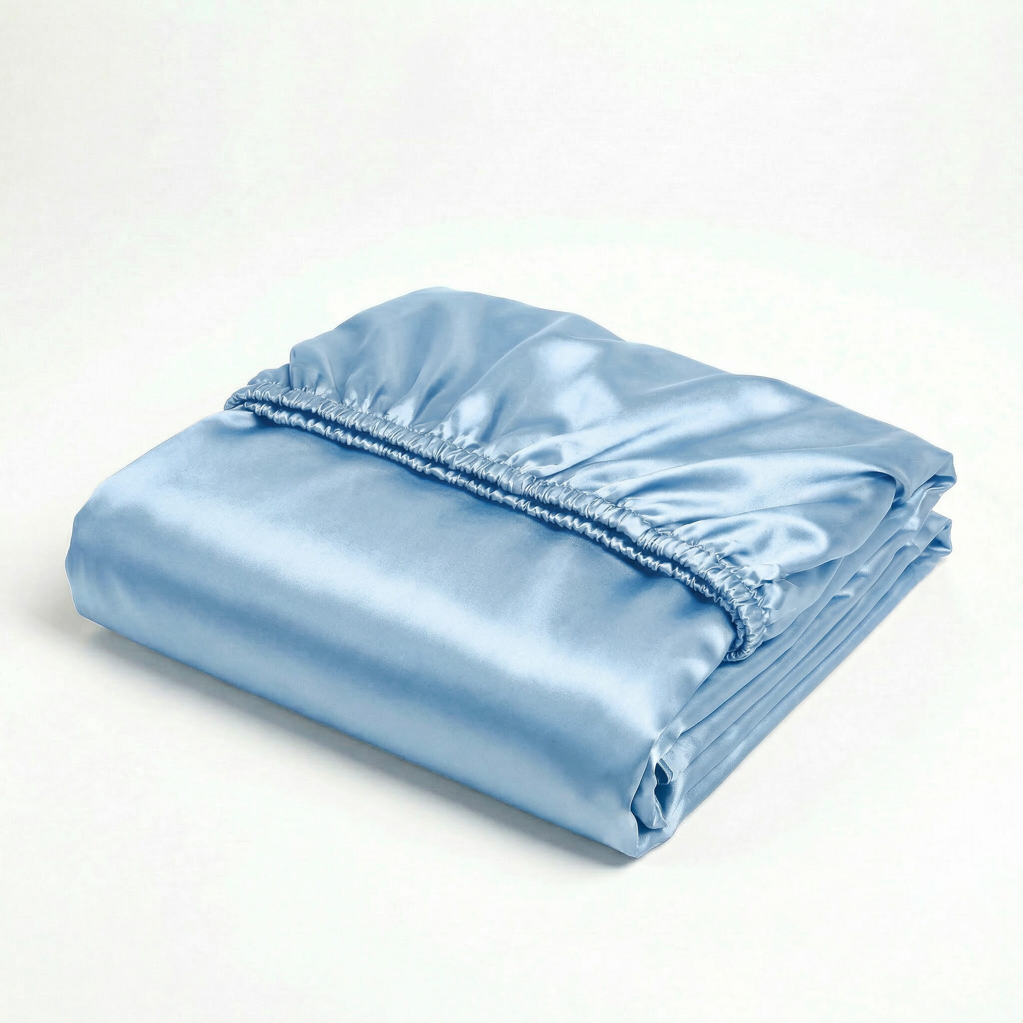 Baby Blue - 100% Mulberry Silk Fitted Sheet