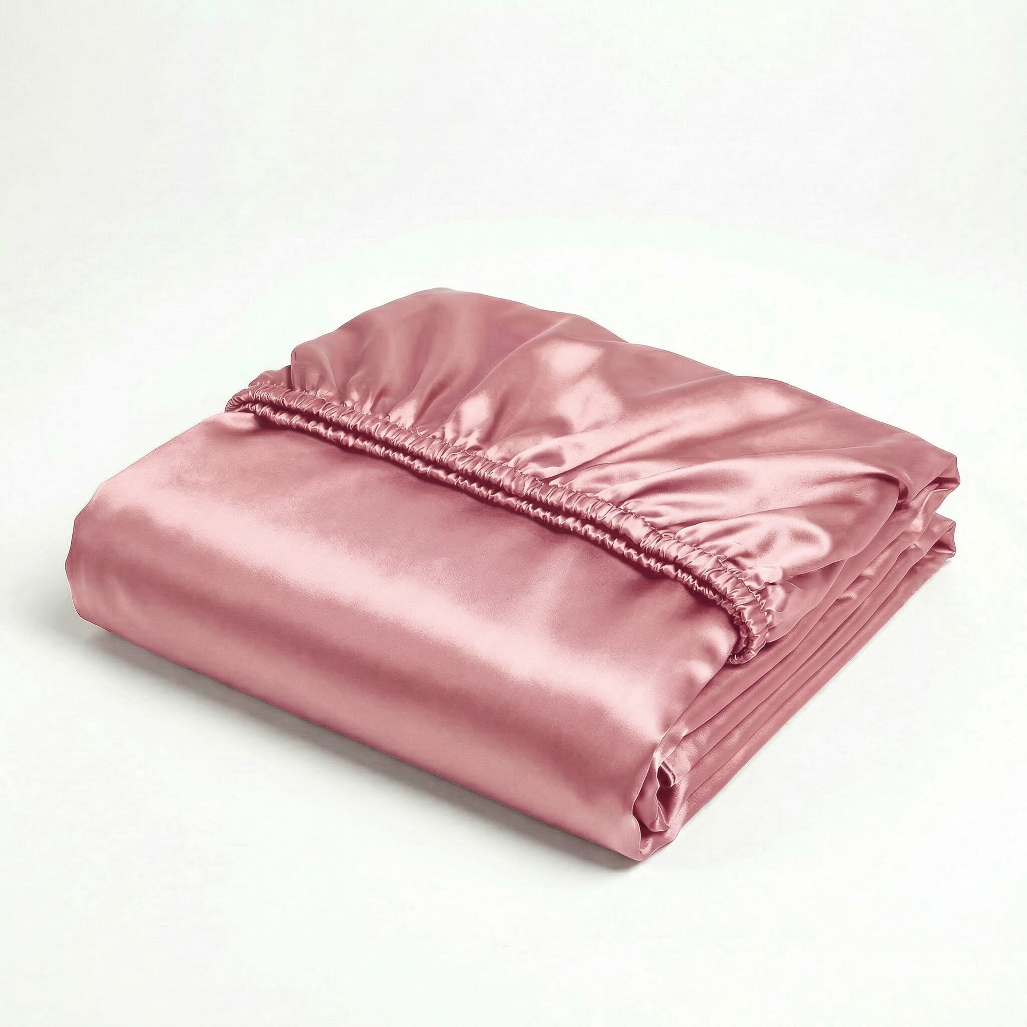 Pink - 100% Mulberry Silk Fitted Sheet