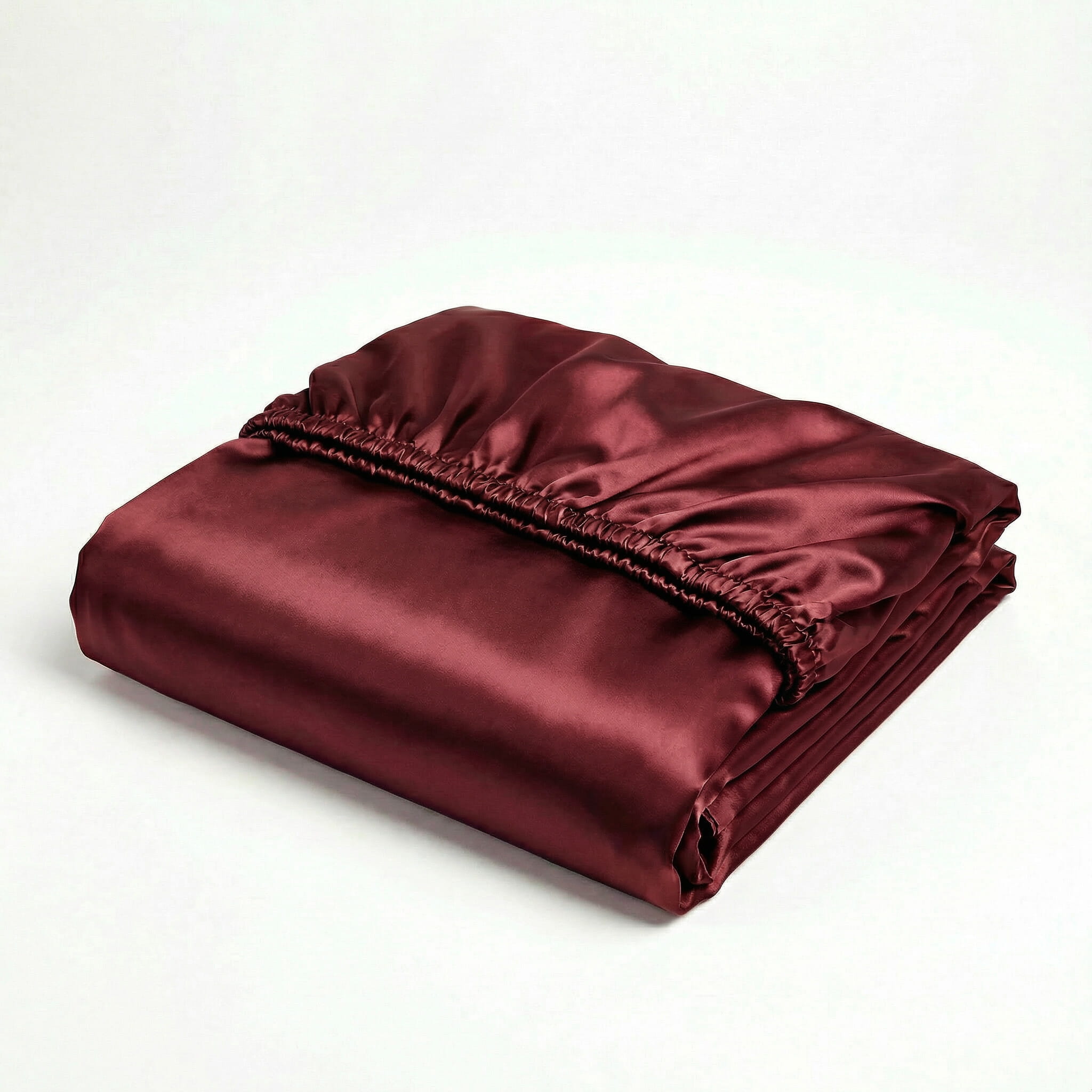 Deep Wine - 100% Mulberry Silk Fitted Sheet