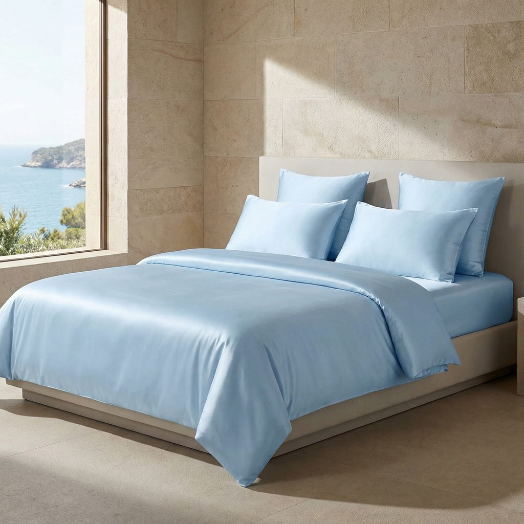 Baby Blue - 100% Mulberry Silk Pillowcase