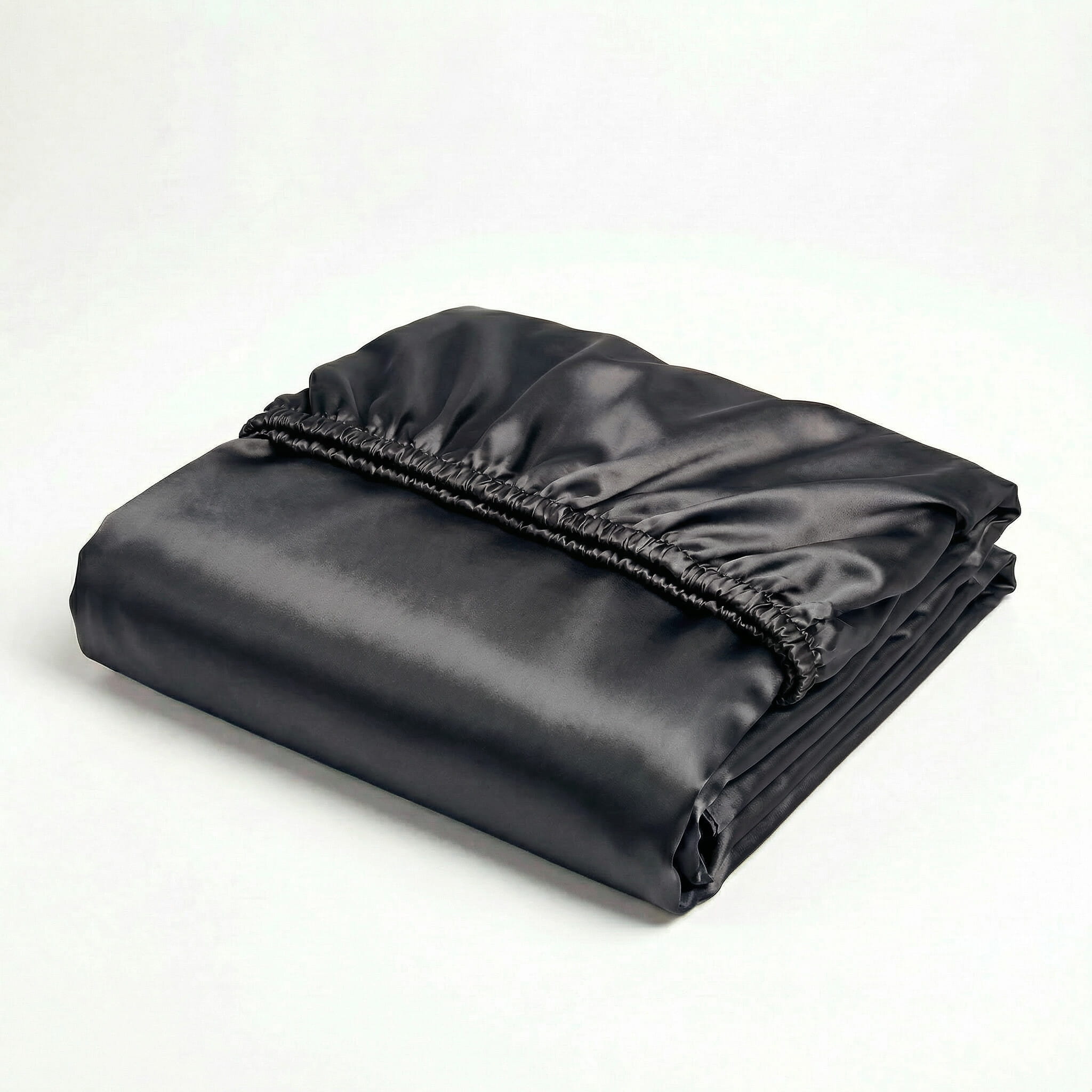 Charcoal Smoke - 100% Mulberry Silk Fitted Sheet