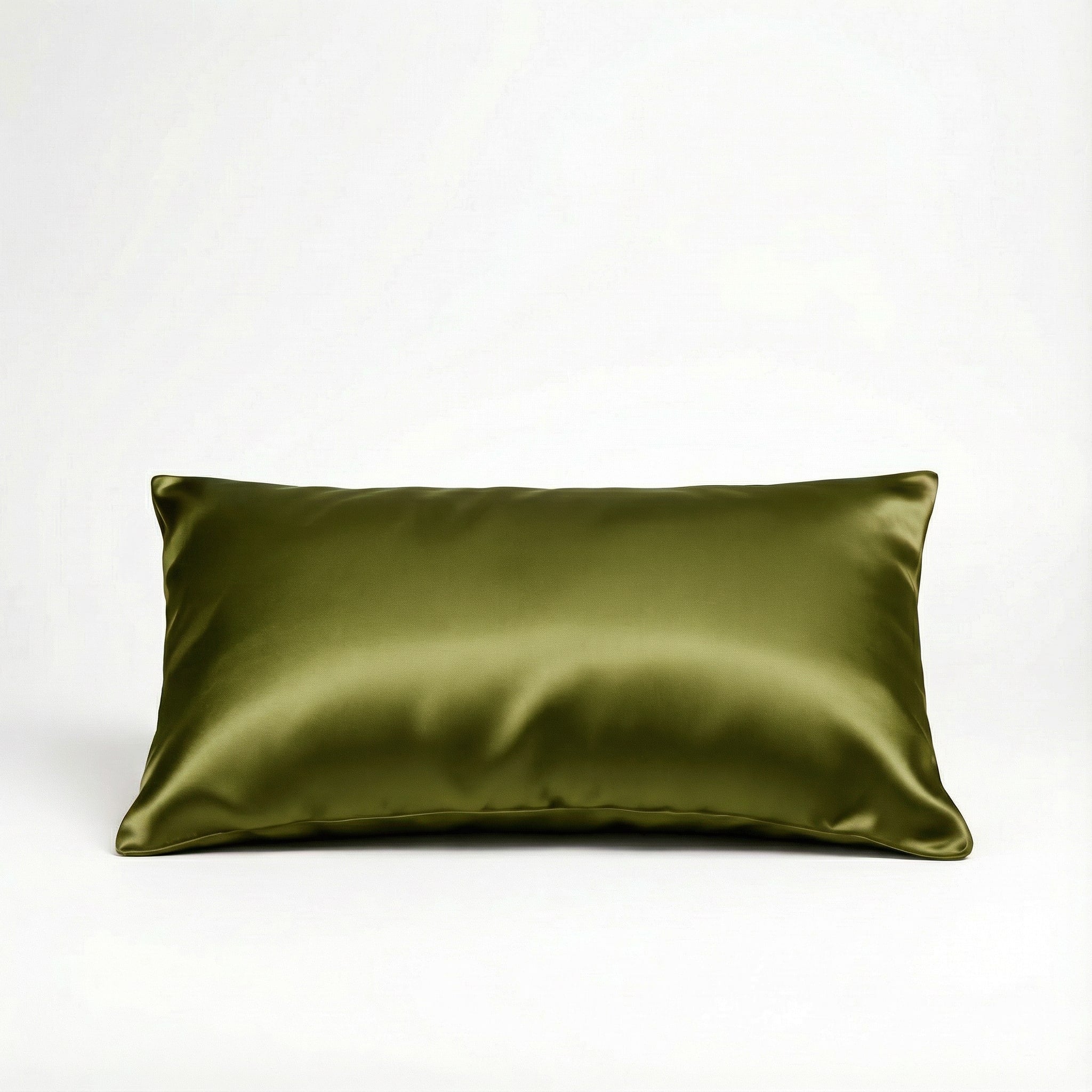 Olive Green - 100% Mulberry Silk Pillowcase