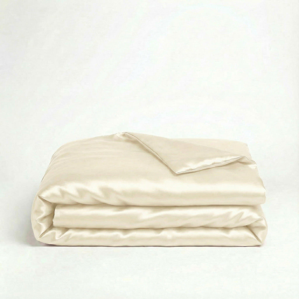 Ivory - 100% Mulberry Silk Duvet Cover