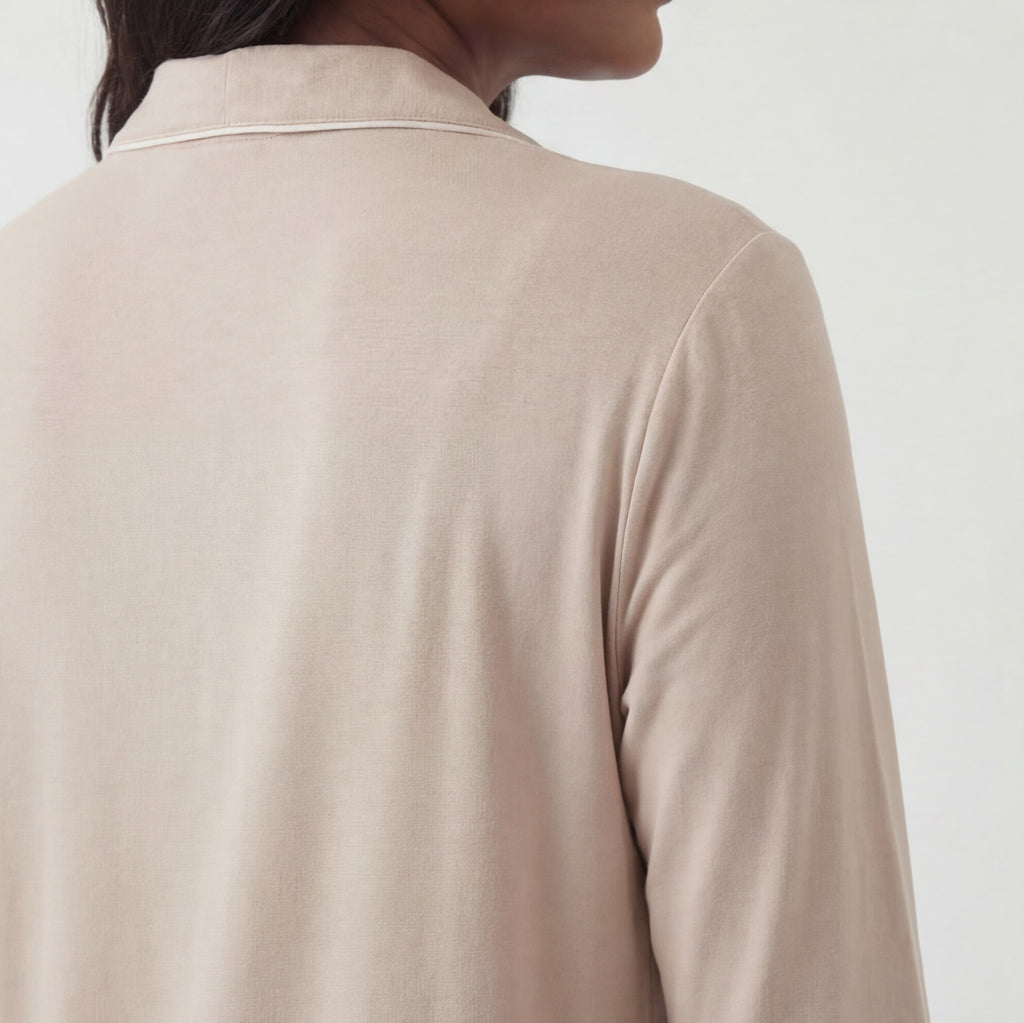 Soft Sand - 100% Mulberry Silk Pajama Set
