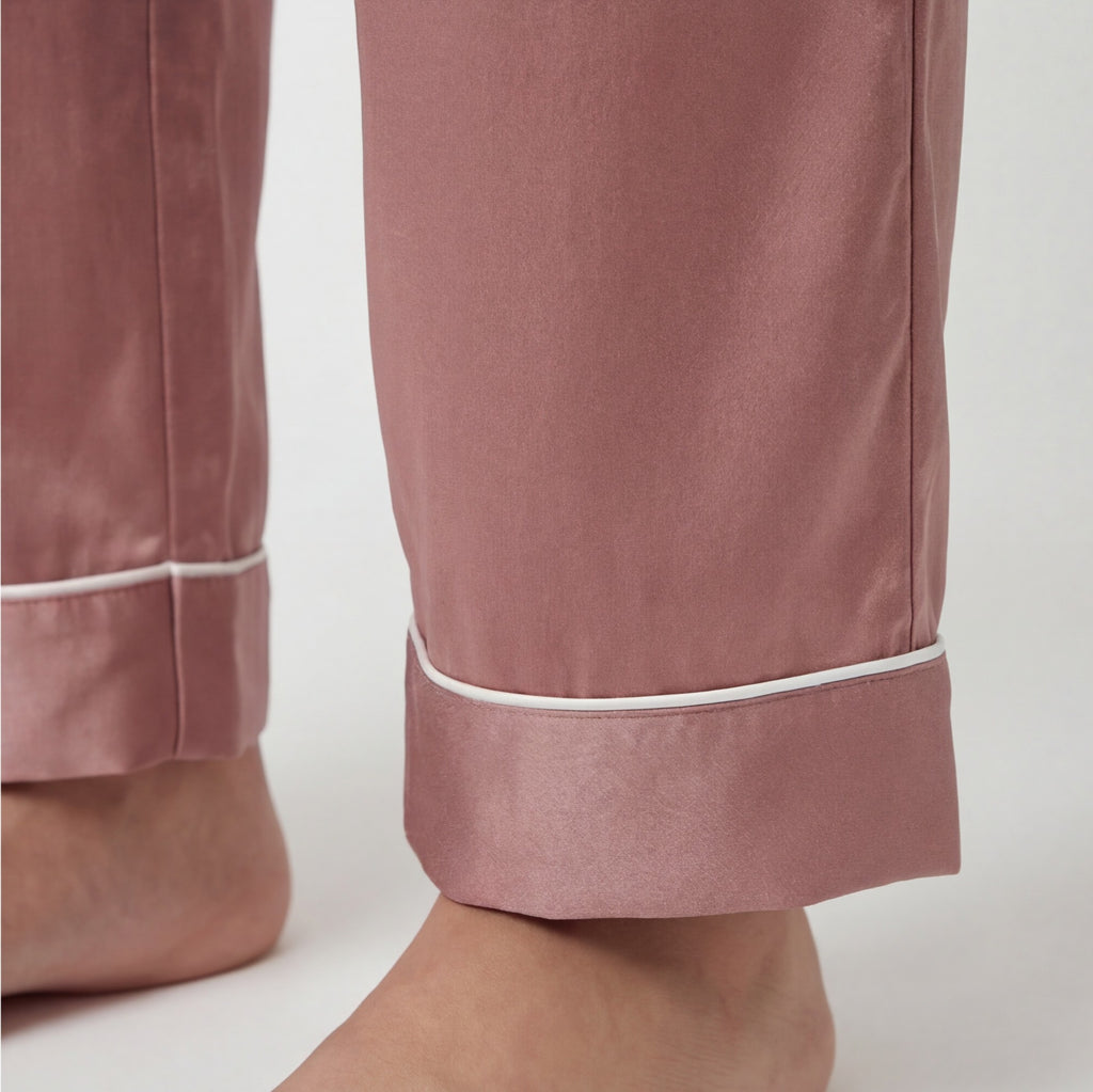 Ash Rose - 100% Mulberry Silk Pajama Set
