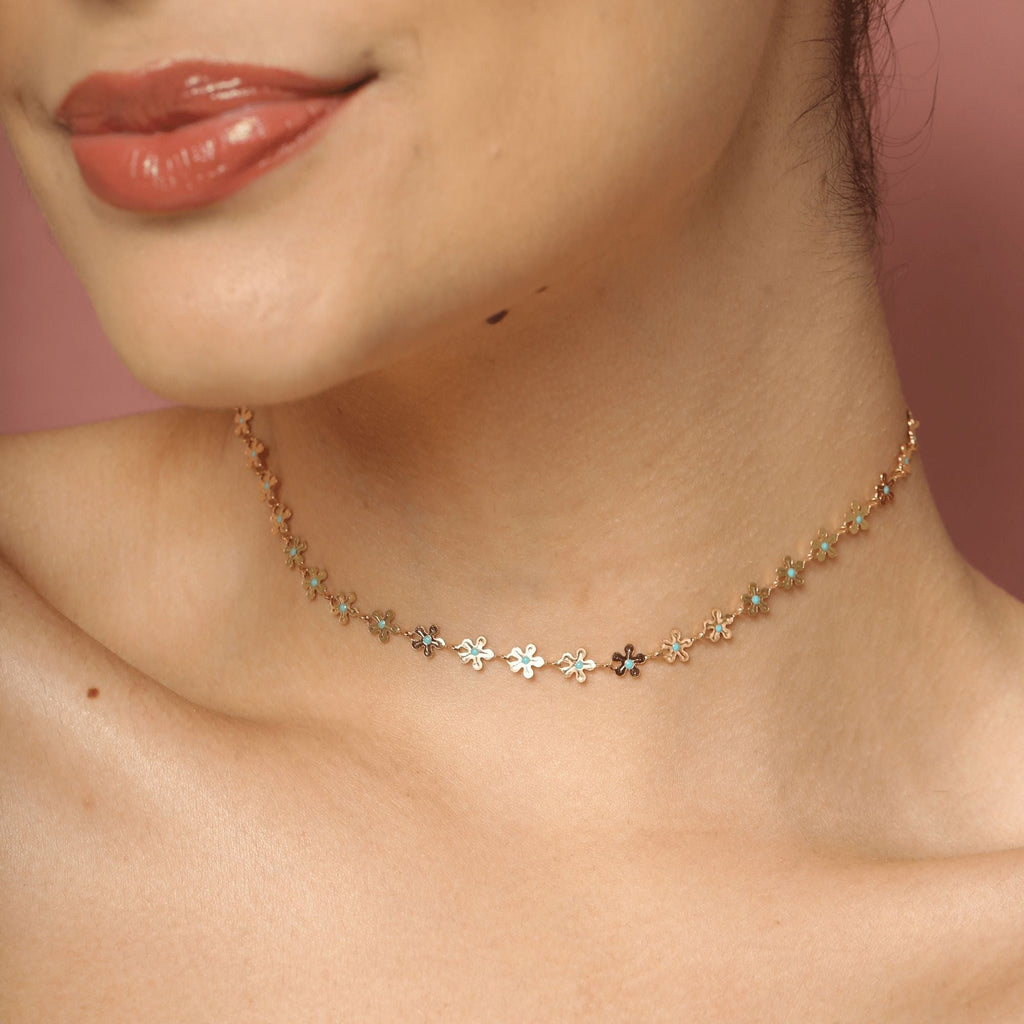 Cocco Choker Necklace - Cali Tiger