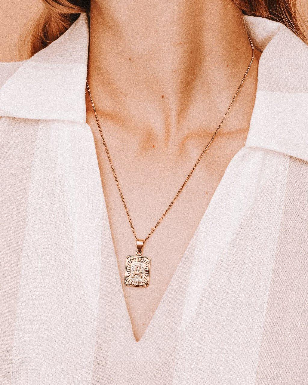 Letter Necklaces - Cali Tiger