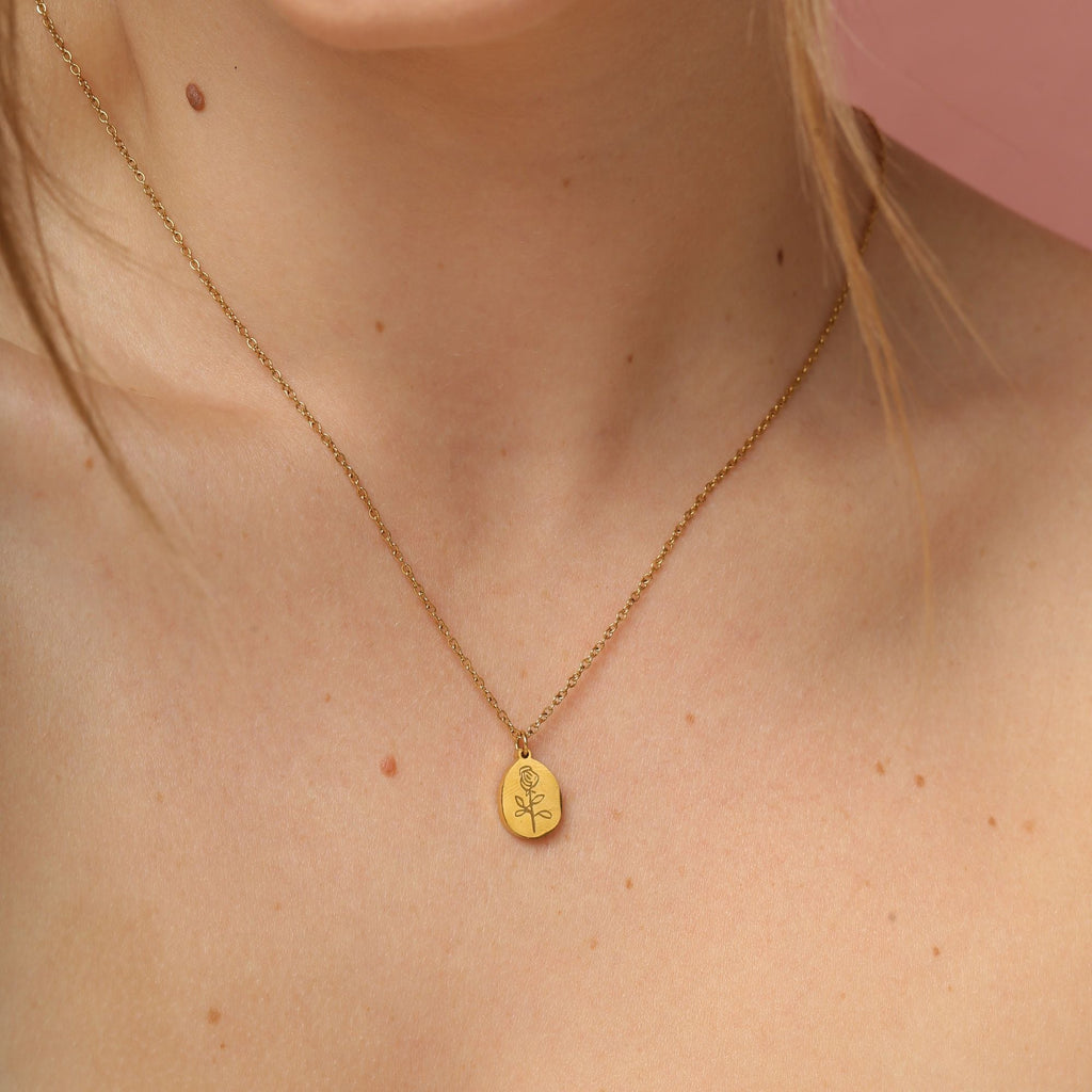 Rose Necklace - Cali Tiger