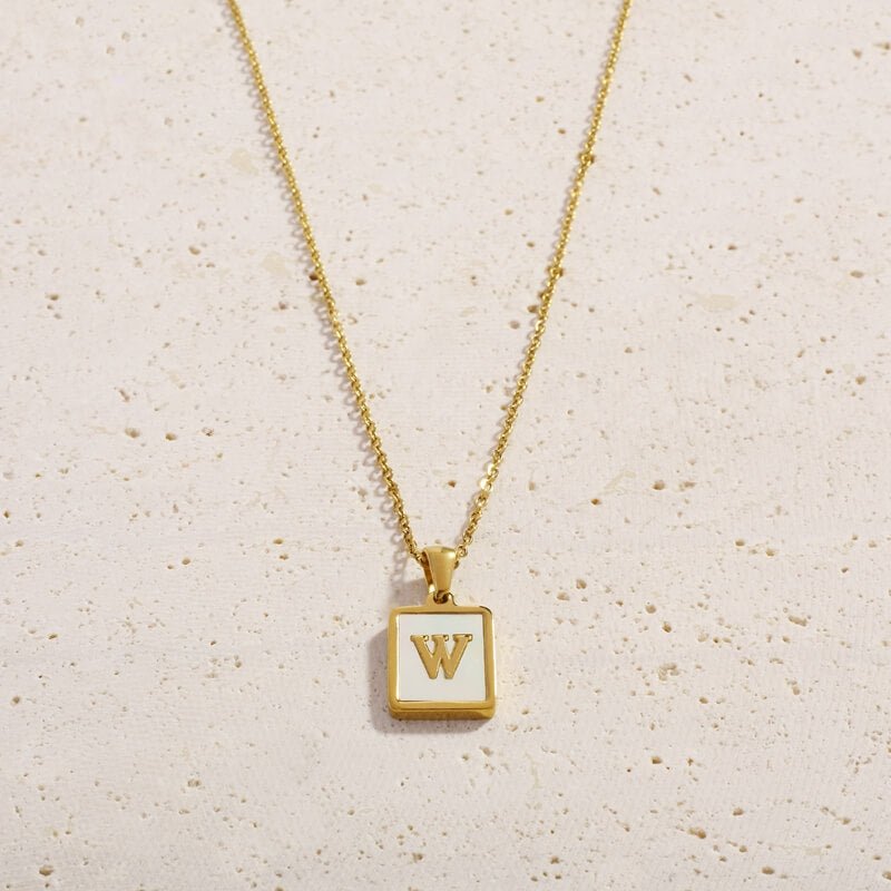 Shell Letter Necklaces - Cali Tiger