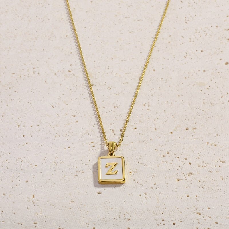 Shell Letter Necklaces - Cali Tiger