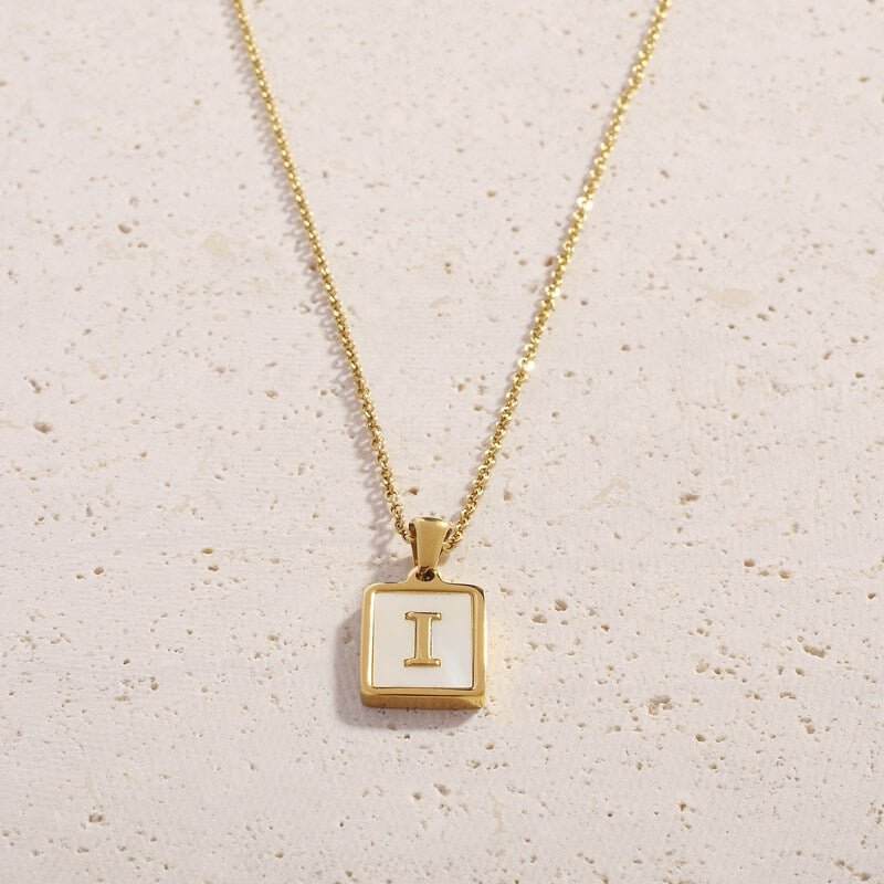 Shell Letter Necklaces - Cali Tiger