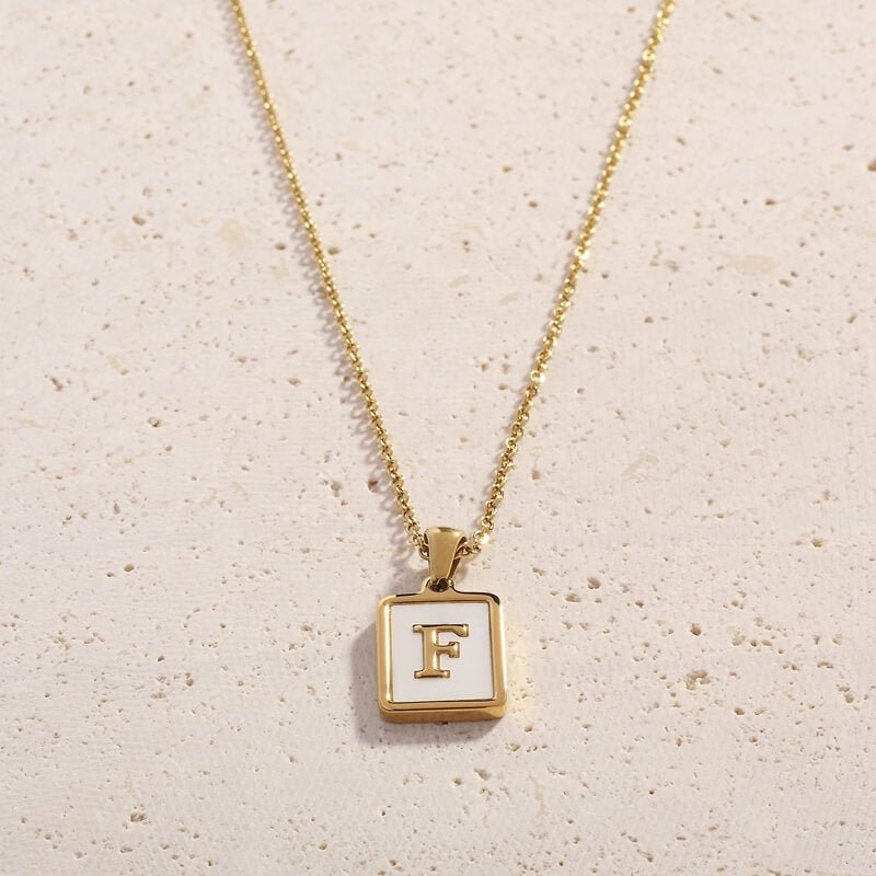 Shell Letter Necklaces - Cali Tiger