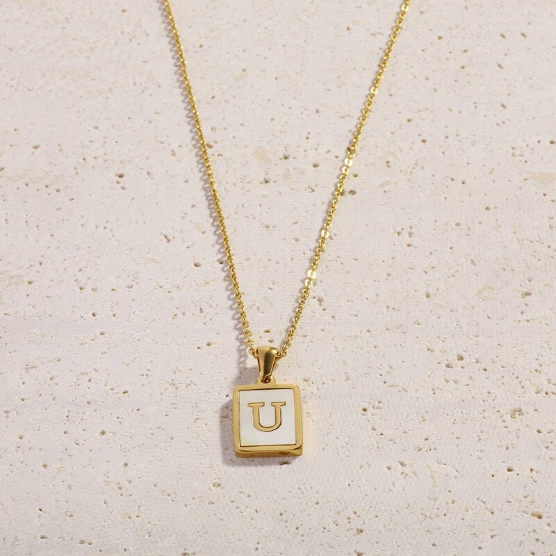 Shell Letter Necklaces - Cali Tiger