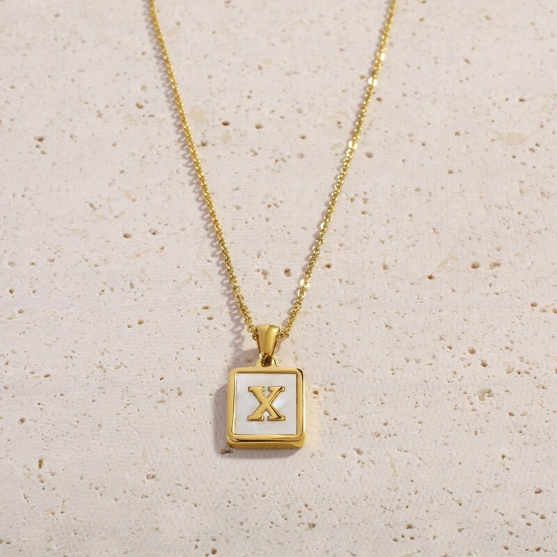 Shell Letter Necklaces - Cali Tiger