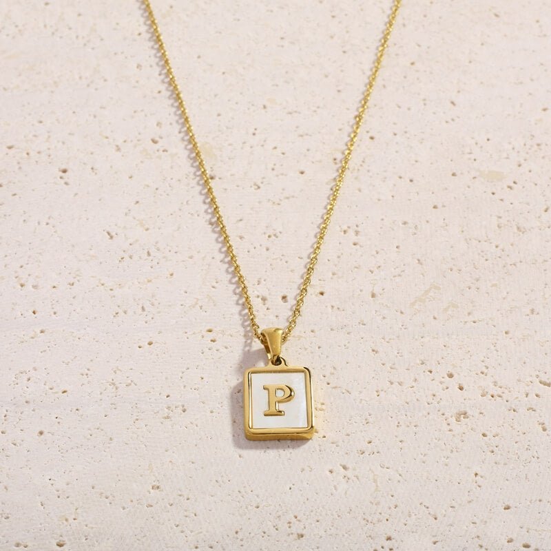 Shell Letter Necklaces - Cali Tiger