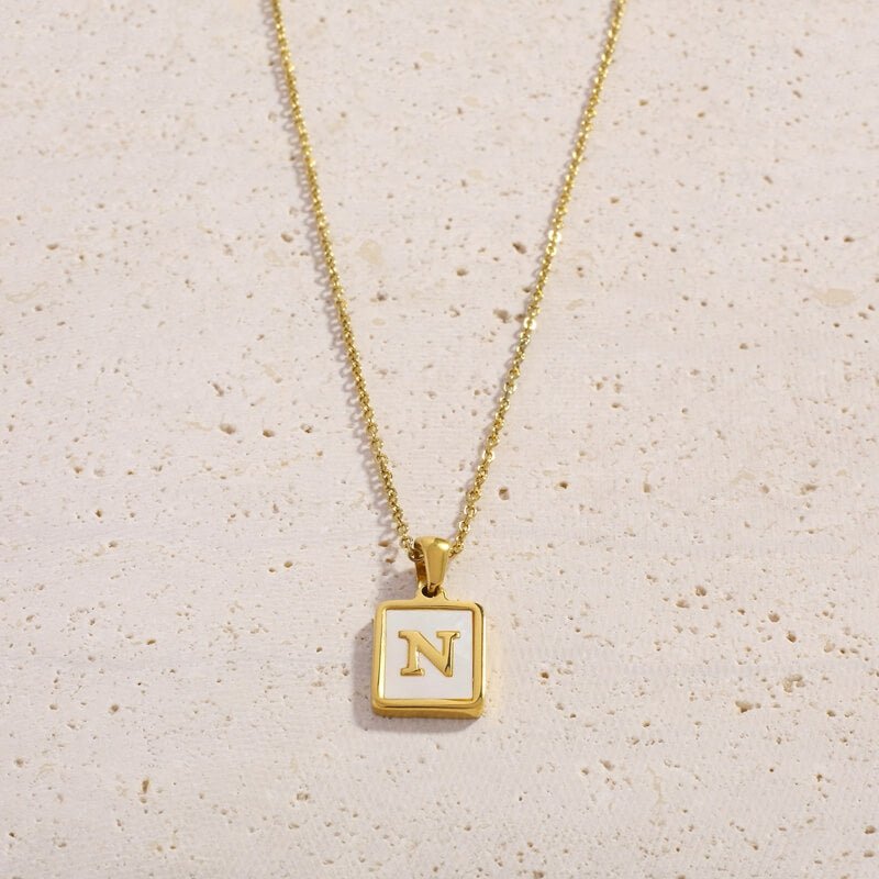 Shell Letter Necklaces - Cali Tiger