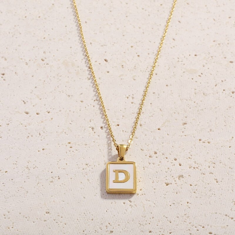 Shell Letter Necklaces - Cali Tiger